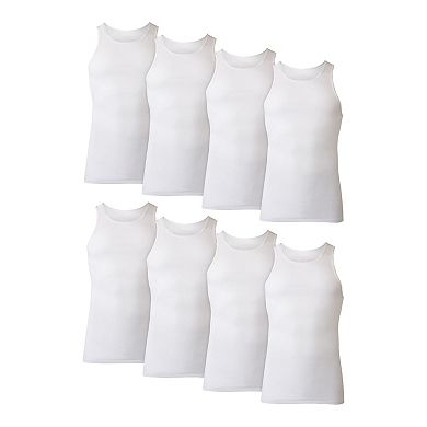 Men's Hanes® Ultimate 7+1 Bonus Pack ComfortSoft White Tank Undershirt