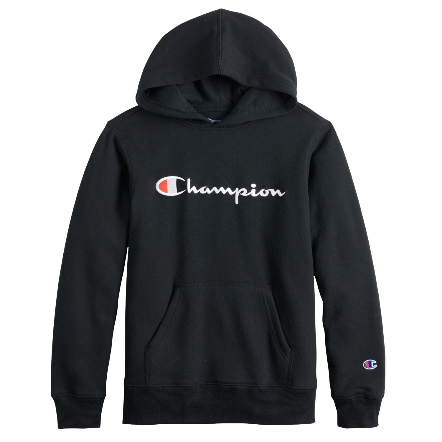 champion heritage logo hoodie