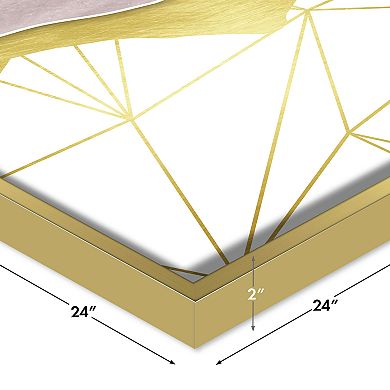 Linden Ave Watercolor Mountains Shadowbox Wall Decor