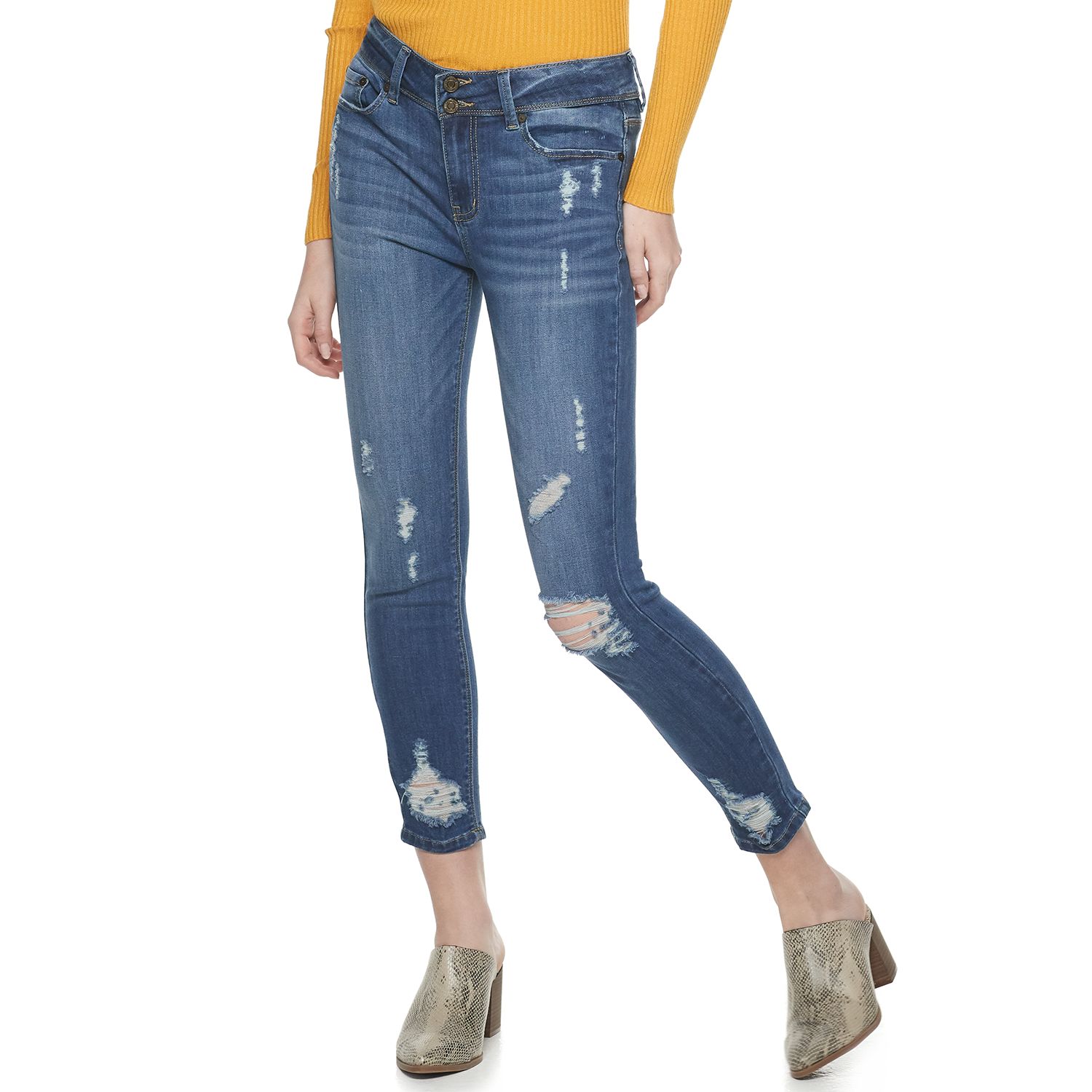 indigo rein mid rise ankle