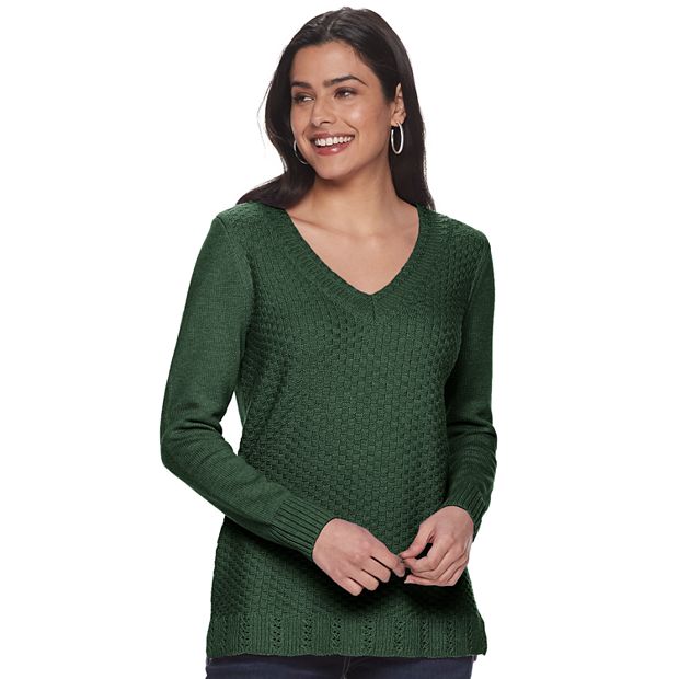 Womens-Sonoma-Goods-For-Life-V-Neck-Pullover-Sweater