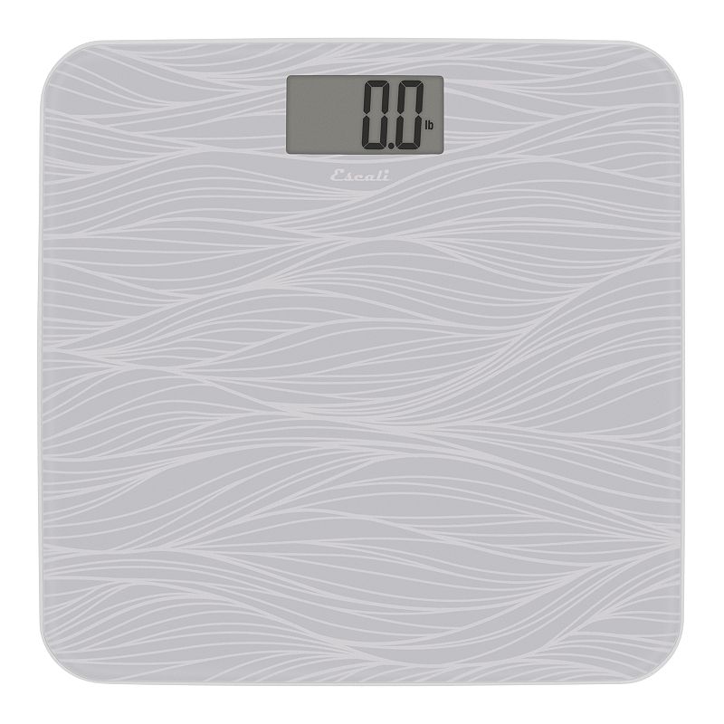 Escali Glass Waves Body Scale, Multicolor