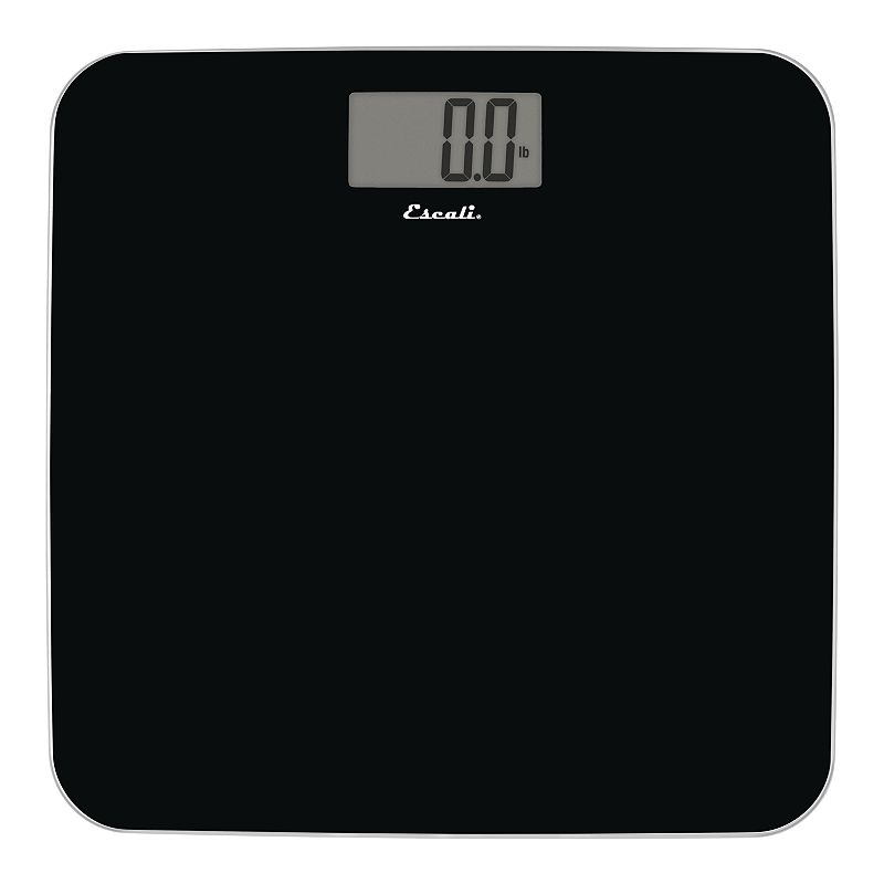 Escali Slim Glass Body Scale, Multicolor