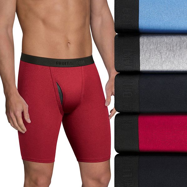 Fruit of the Loom® Signature 5pack Cool Zone Fly LongLeg Boxer Briefs