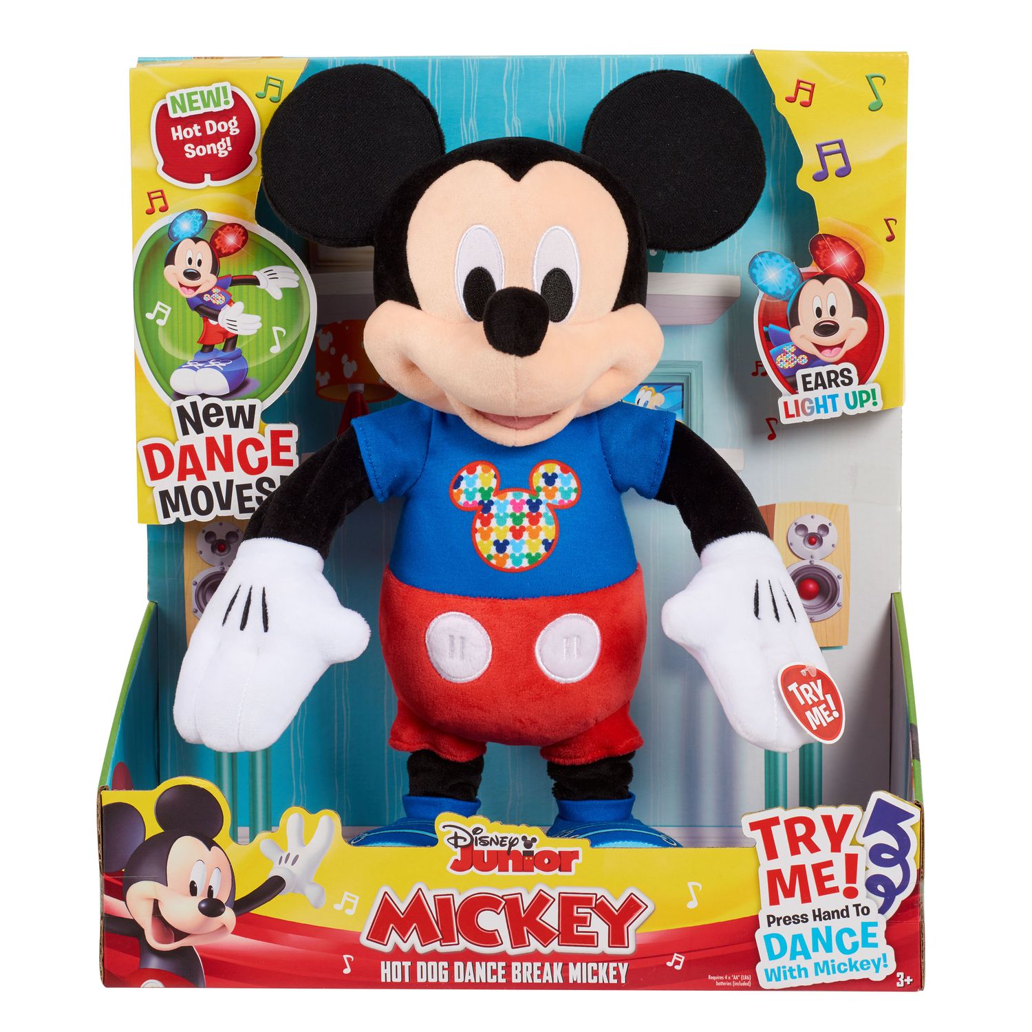 mickey mouse hot dog dance doll