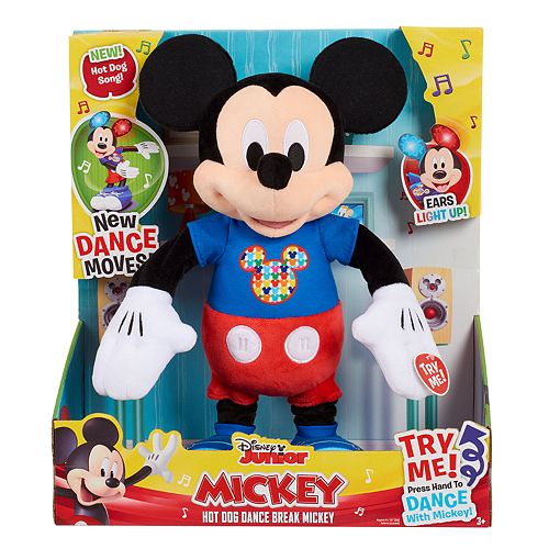 just play mickey hot dog dance break feature plush