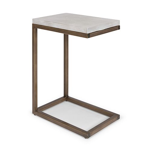 Geometric Concrete Pull Up Table
