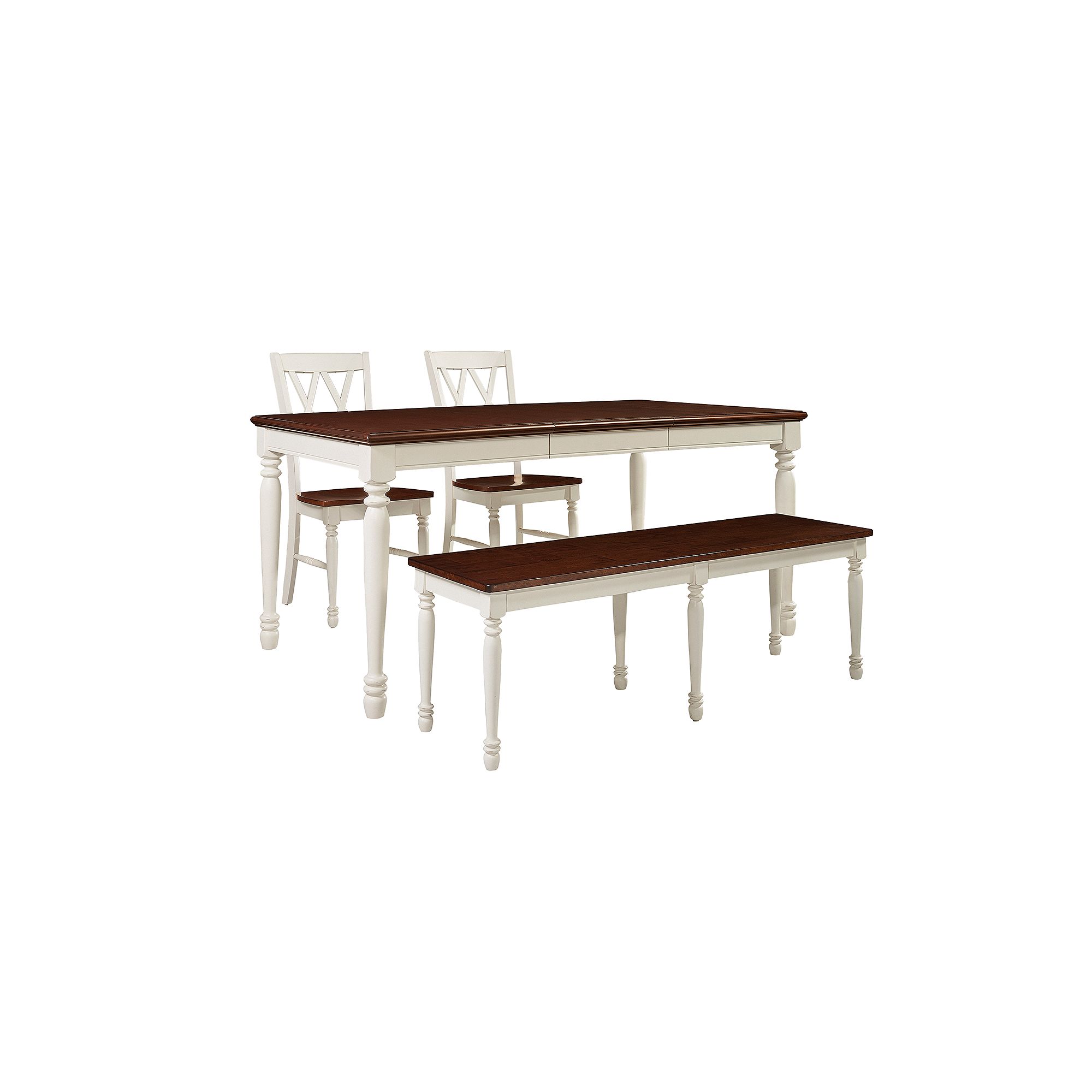 Crosley Shelby 4-Piece Dining Set, White