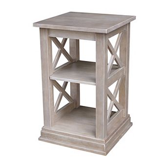 International Concepts Hampton X-Frame End Table