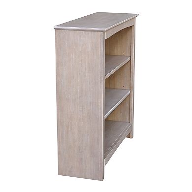 International Concepts Shaker 3-Shelf Bookcase