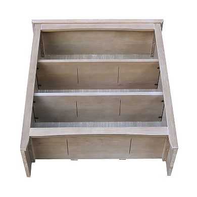 International Concepts Shaker 3-Shelf Bookcase