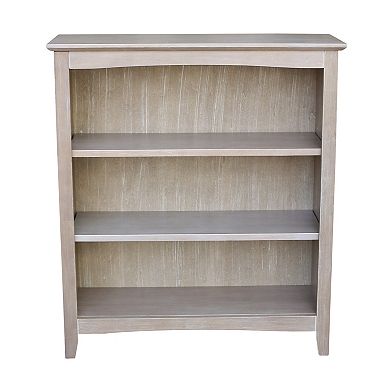 International Concepts Shaker 3-Shelf Bookcase