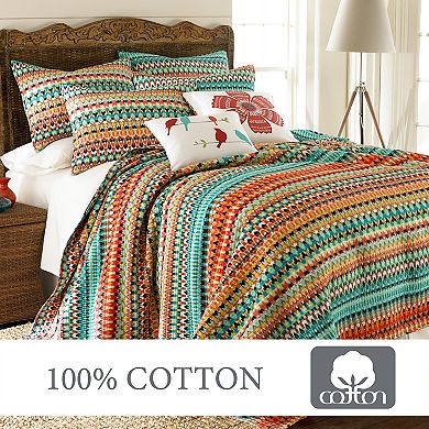 Levtex Stripe Quilt Set