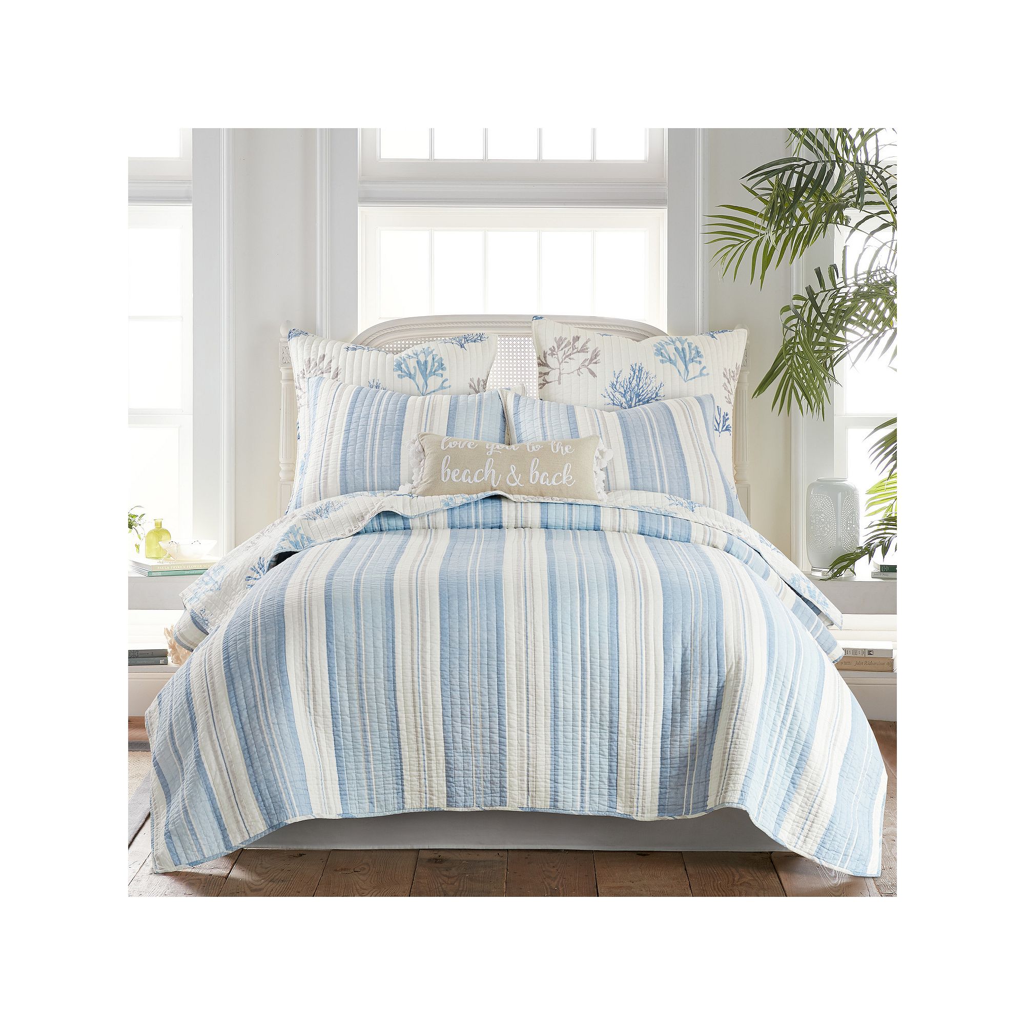 Levtex Home Ipanema Quilt Set, Blue