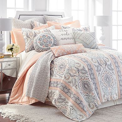 Levtex Darcy Coral Pillow