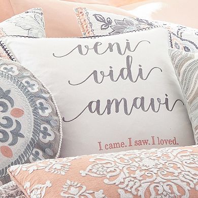 Levtex Darcy Veni Vidi Pillow