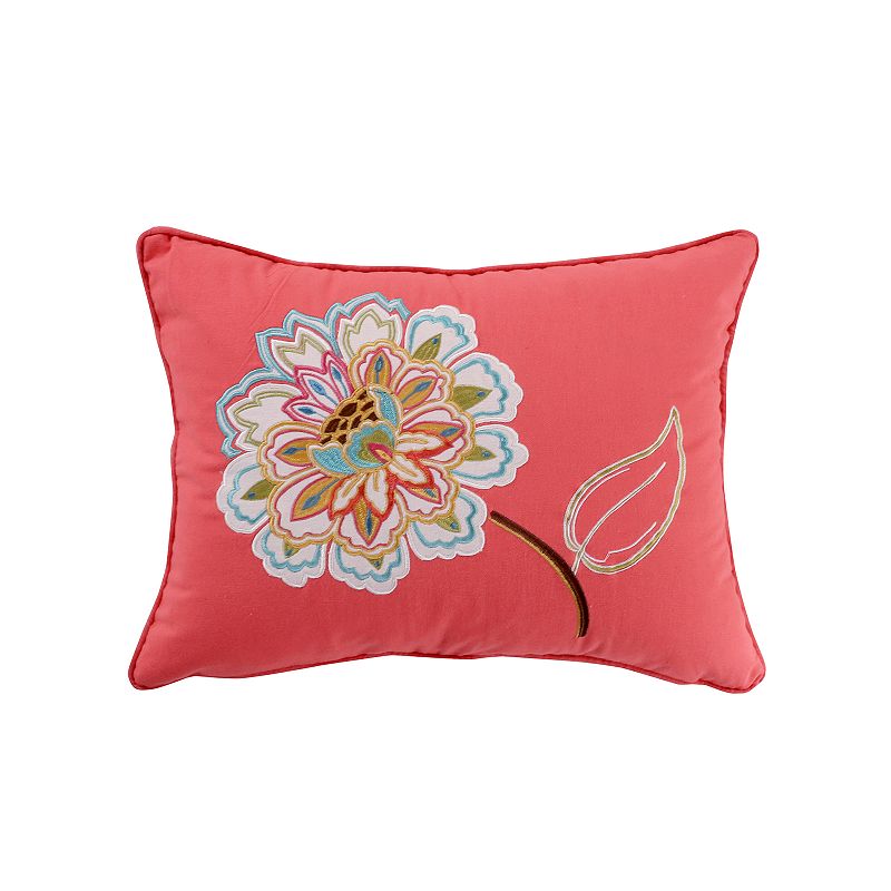 Levtex Sophia Flower Pillow, Multicolor, Fits All