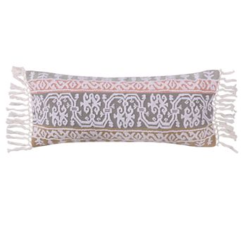 Levtex Home Carina Pieced Fringe Pillow