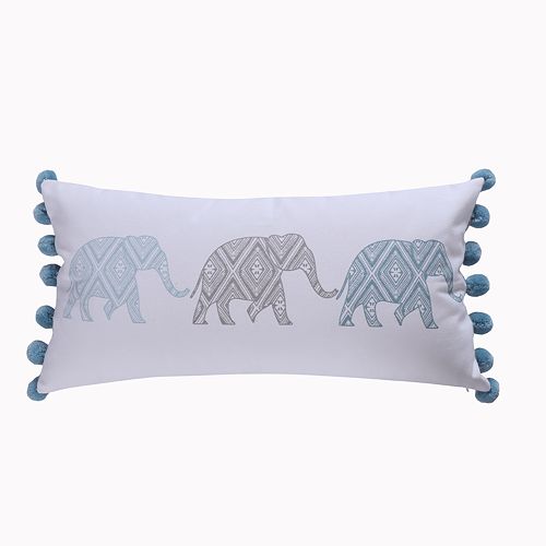 yellow elephant pillow