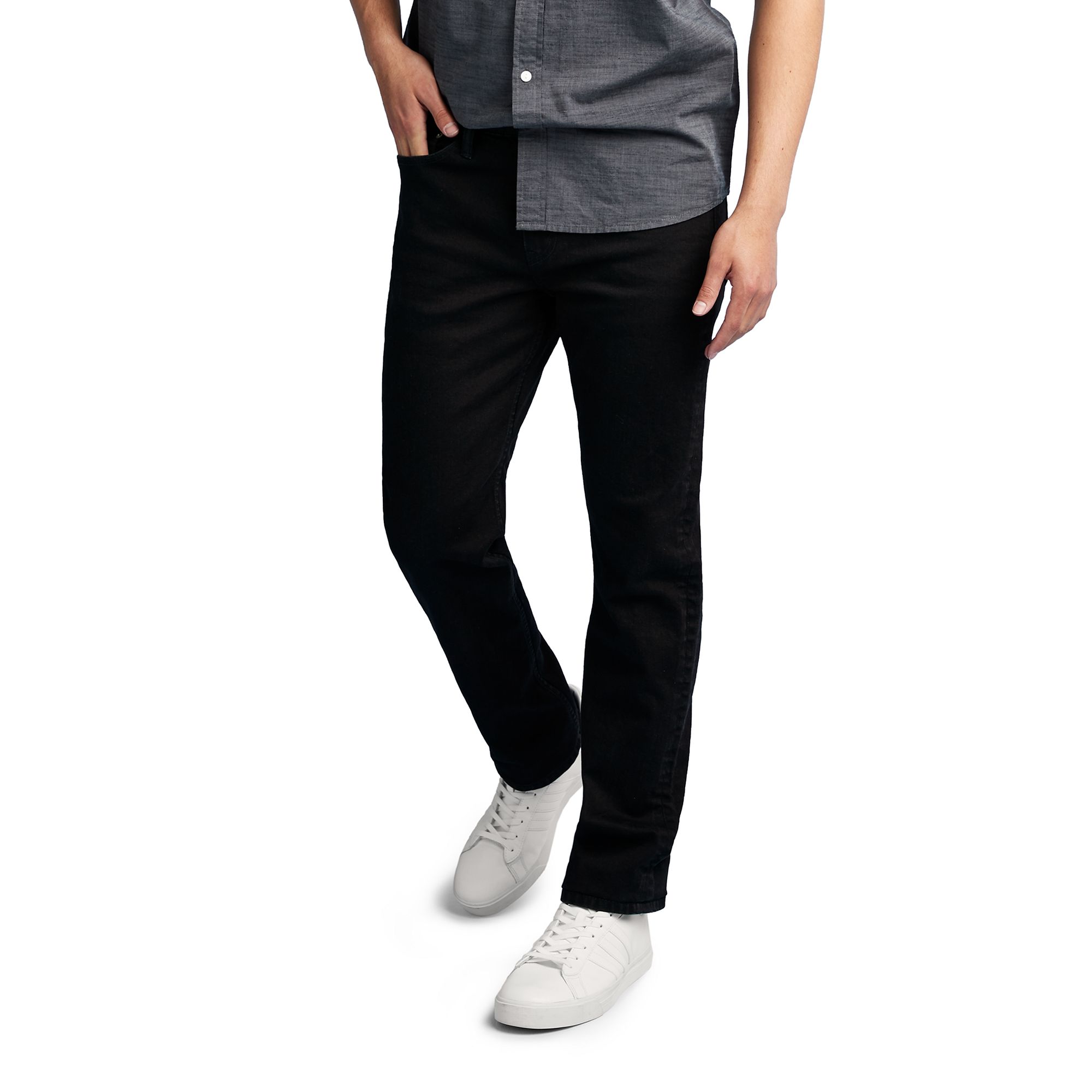 Mens Levis® 514™ Straight Fit Flex Jeans, Size: 32 X 32, Native Black