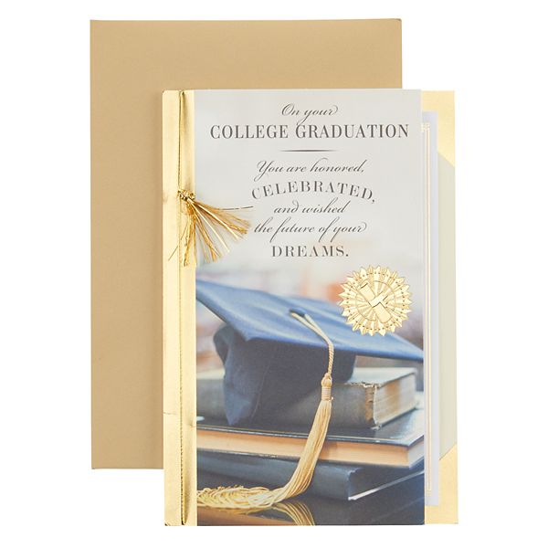 Hallmark College Graduation Money Holder Or Gift Card Holder Card 