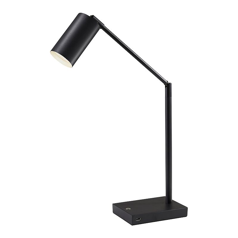 ADESSO Colby LED Desk Lamp, Black