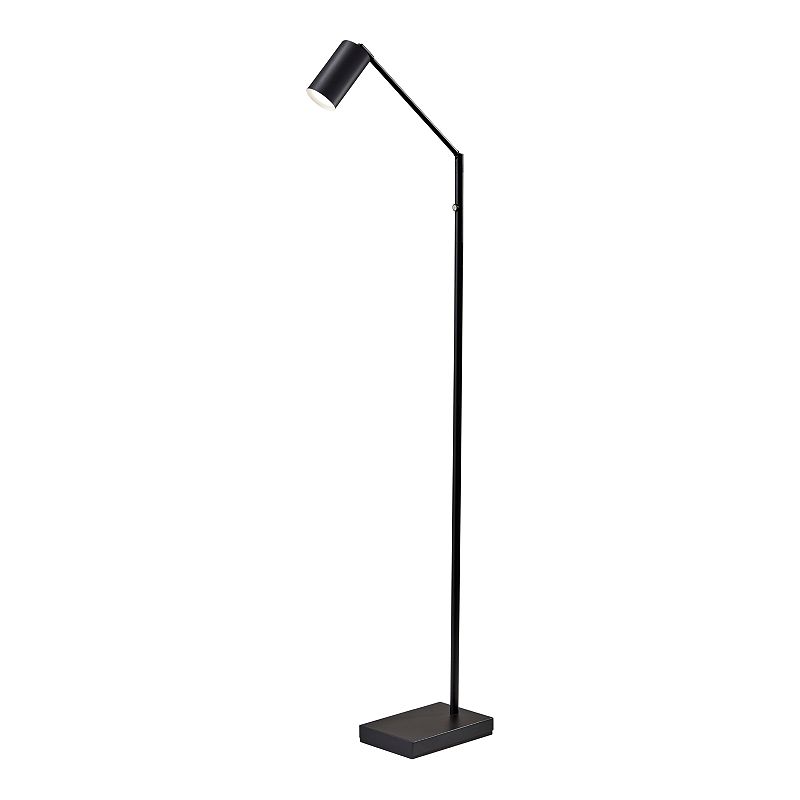ADESSO Colby LED Floor Lamp, Black