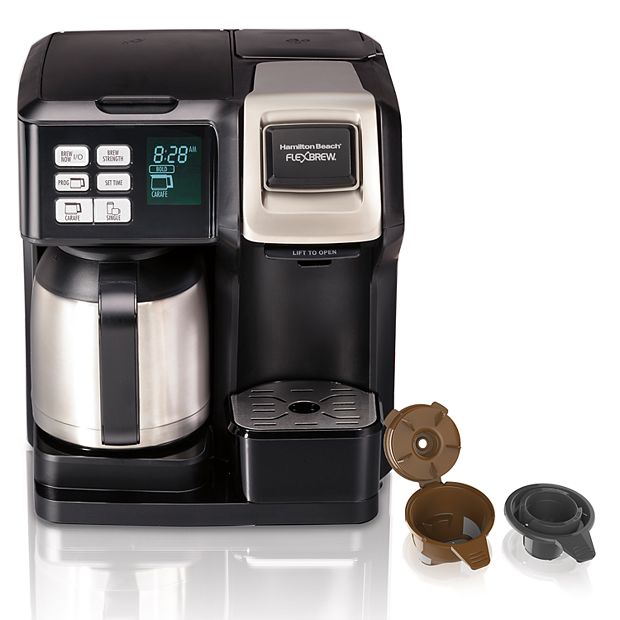 Hamilton Beach Black And Stainless Steel 2-Way Brewer 12-Cup
