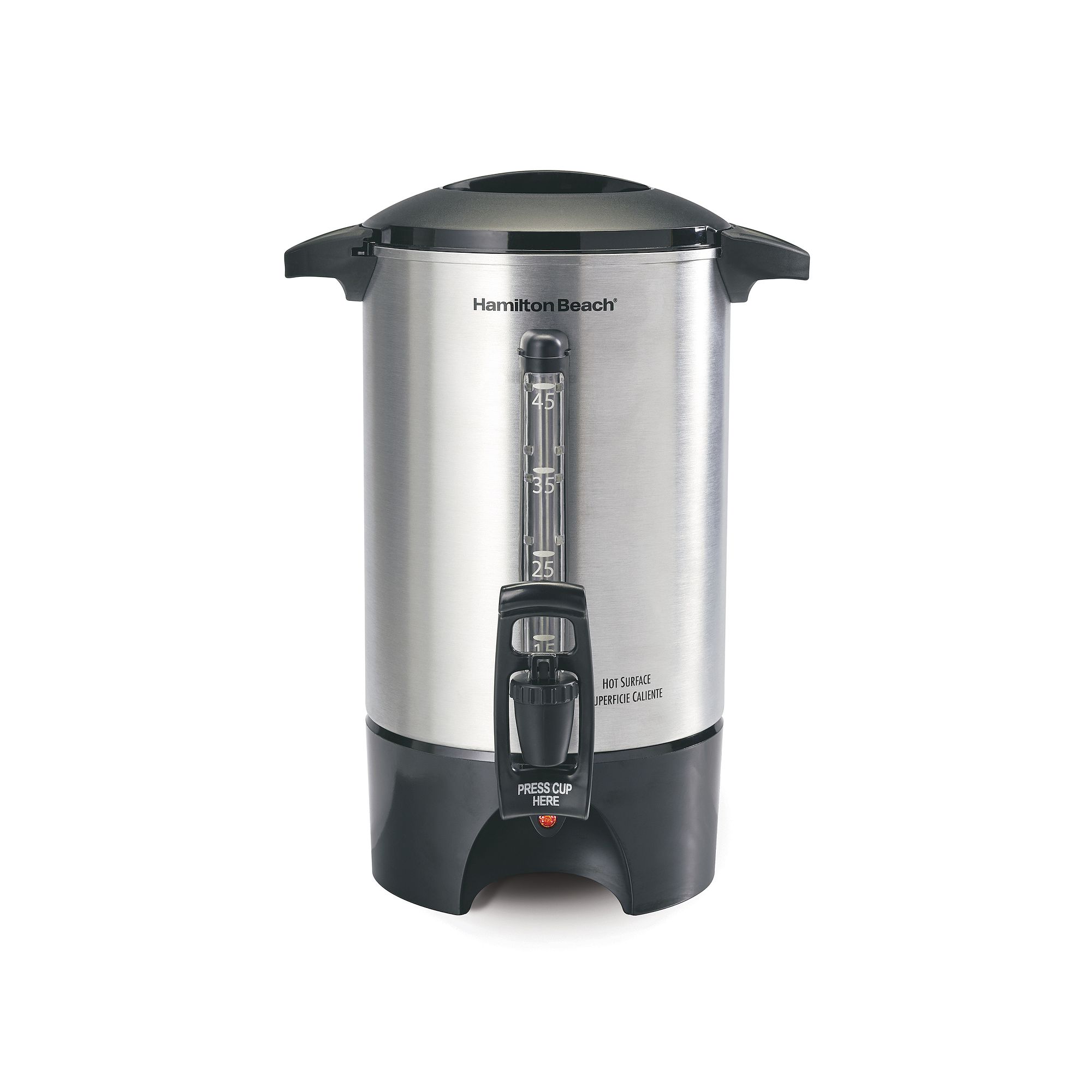 Hamilton Beach 45-Cup Coffee Urn, Black