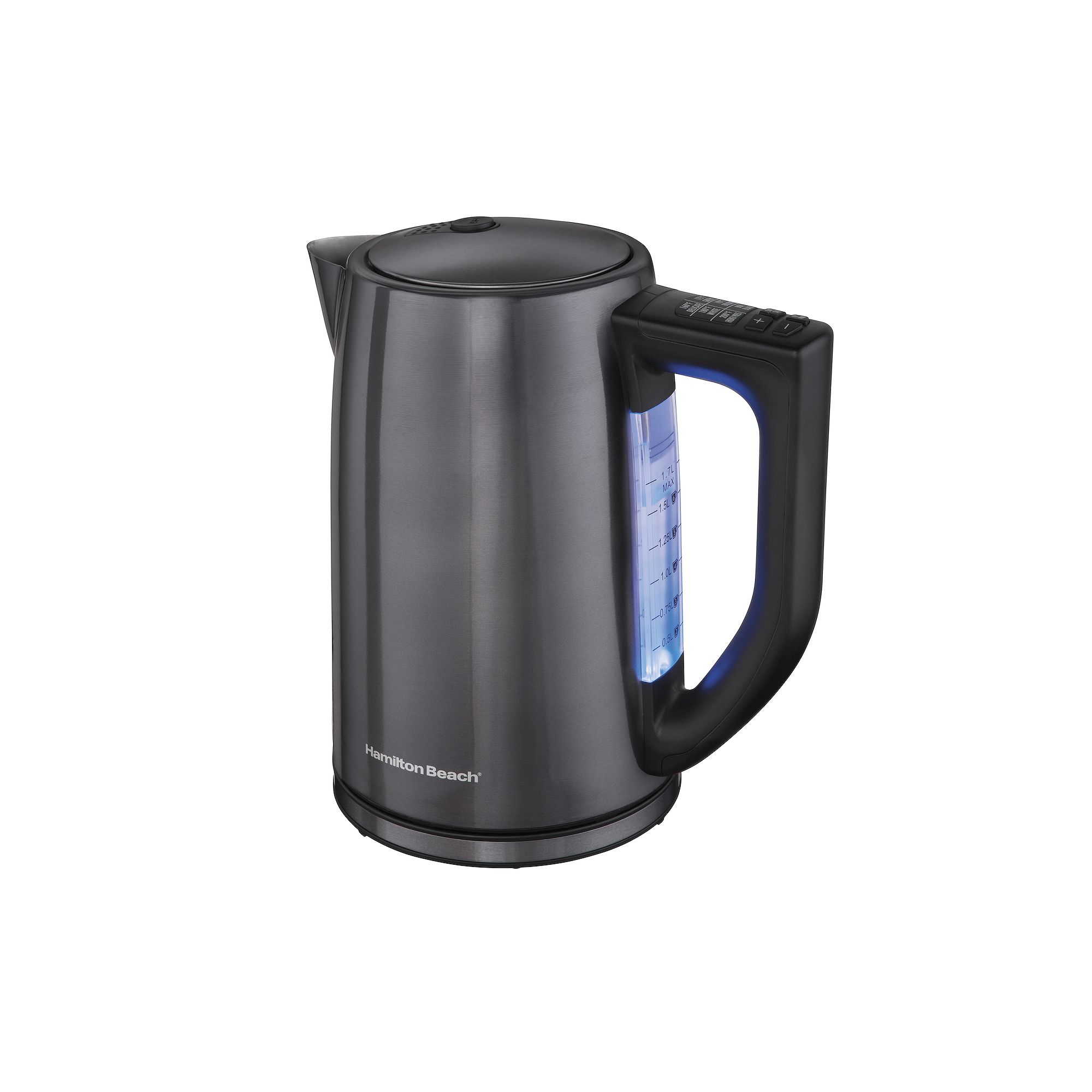 Hamilton Beach 1.7-Liter Variable Temperature Black Stainless Kettle