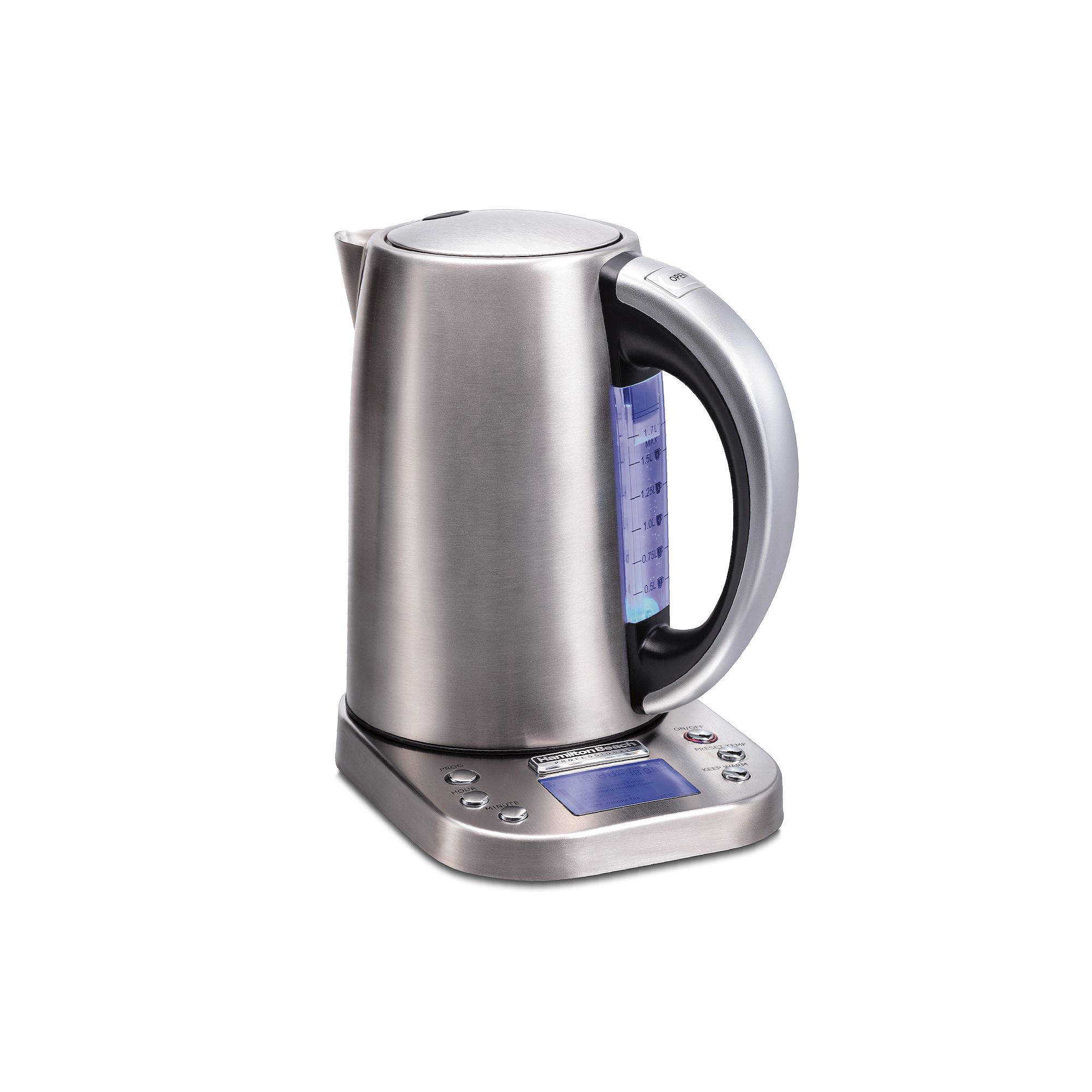 Hamilton Beach Professional 1.7-Liter Digital Kettle, Gray