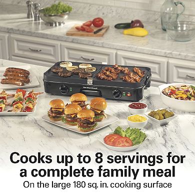 Hamilton Beach 3-in-1 Grill & Griddle Combo