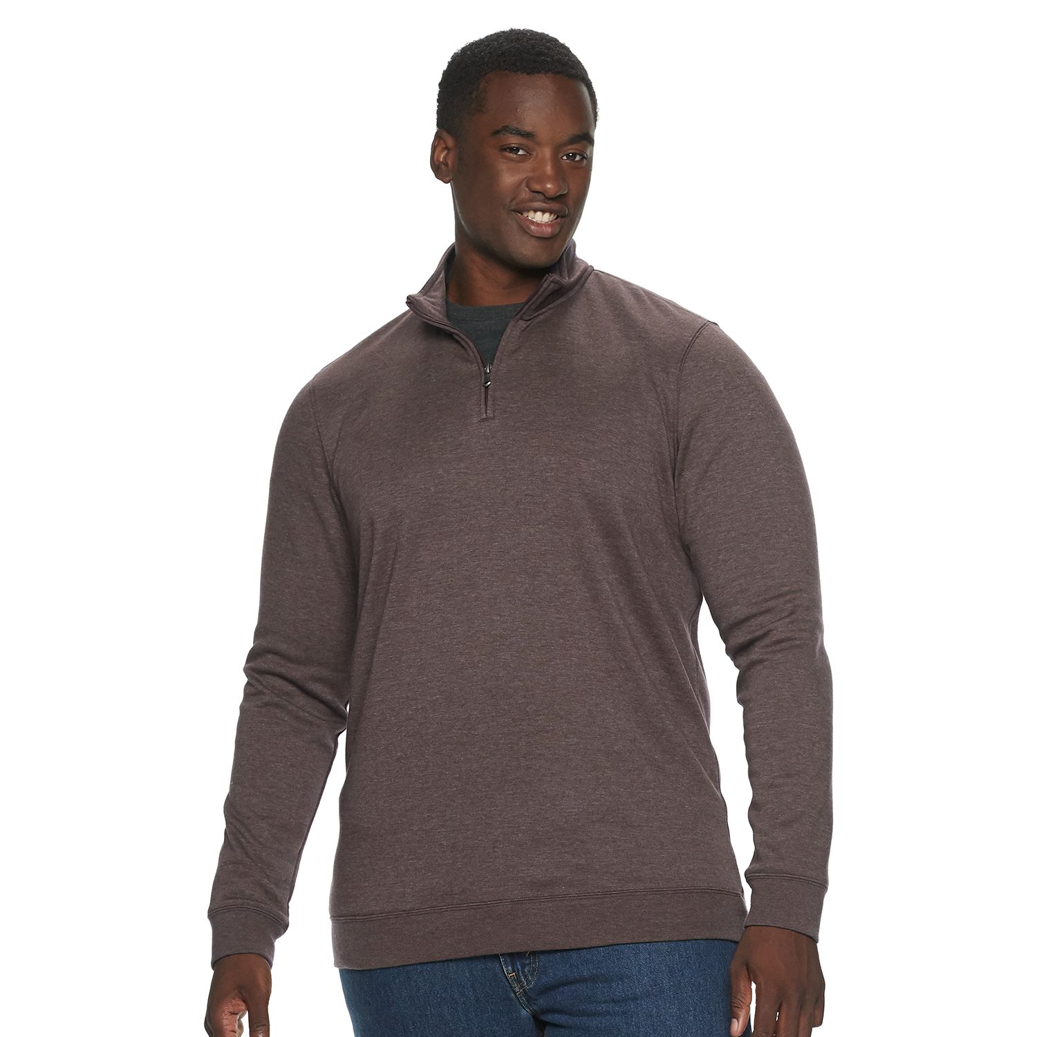 quarter zip pullover big and tall