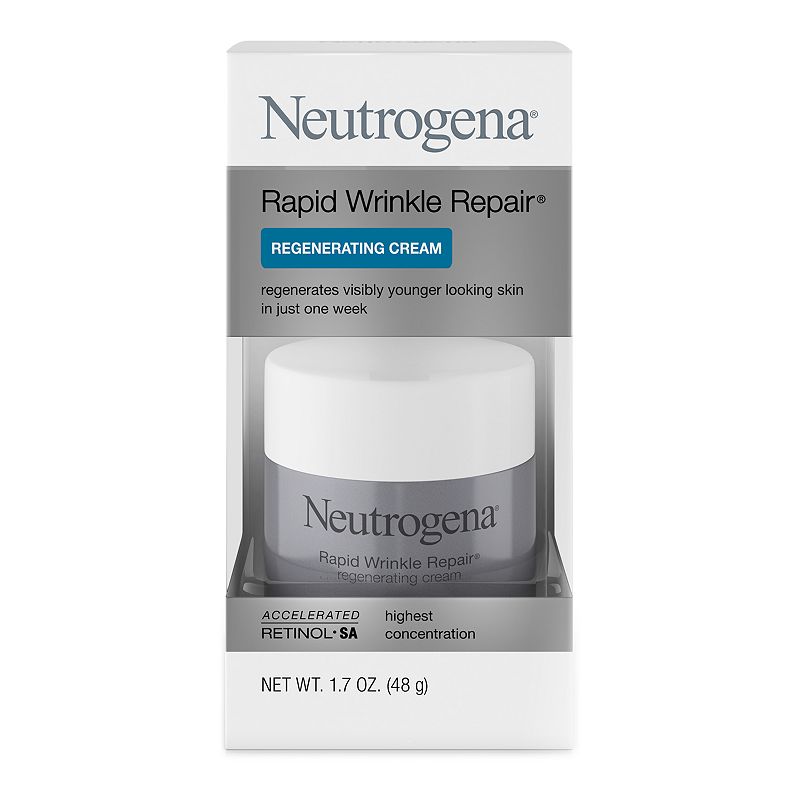 Neutrogena Rapid Wrinkle Repair Regenerating Cream 1.7 Oz, Multicolor
