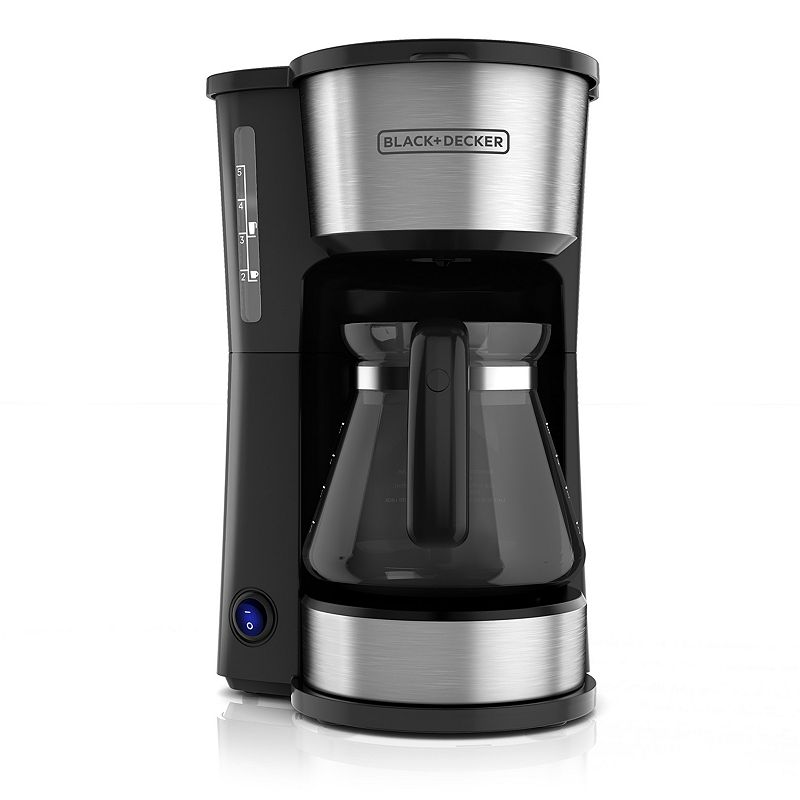 Black+Decker - 4-in-1 5-Cup Coffeemaker - Black