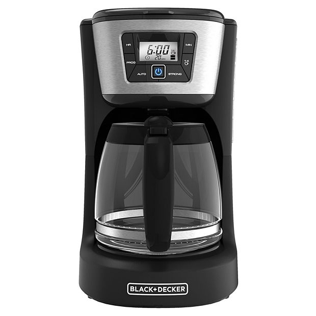 BLACK+DECKER 12-Cup* QuickTouch Programmable Coffeemaker, White