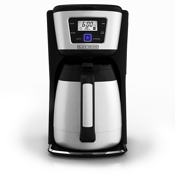 BLACK+DECKER 12-Cup Programmable Drip Coffee Maker in Black 985118634M -  The Home Depot