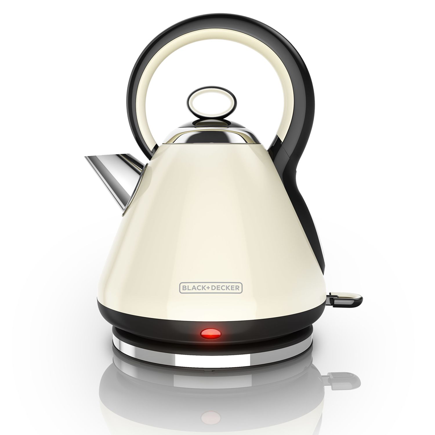 black and decker stainless steel kettle