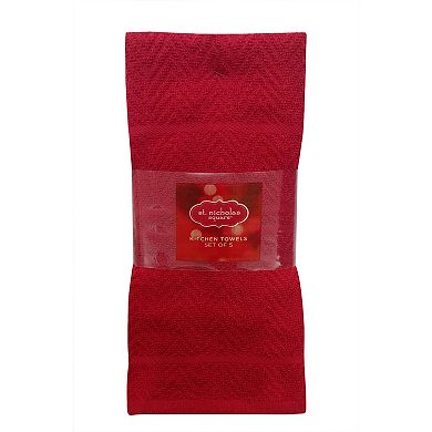 St. Nicholas Square® Solid Multi-Pack Kitchen Towels
