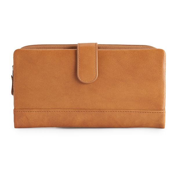 ili Leather RFID-Blocking Bifold Wallet - Antique Saddle