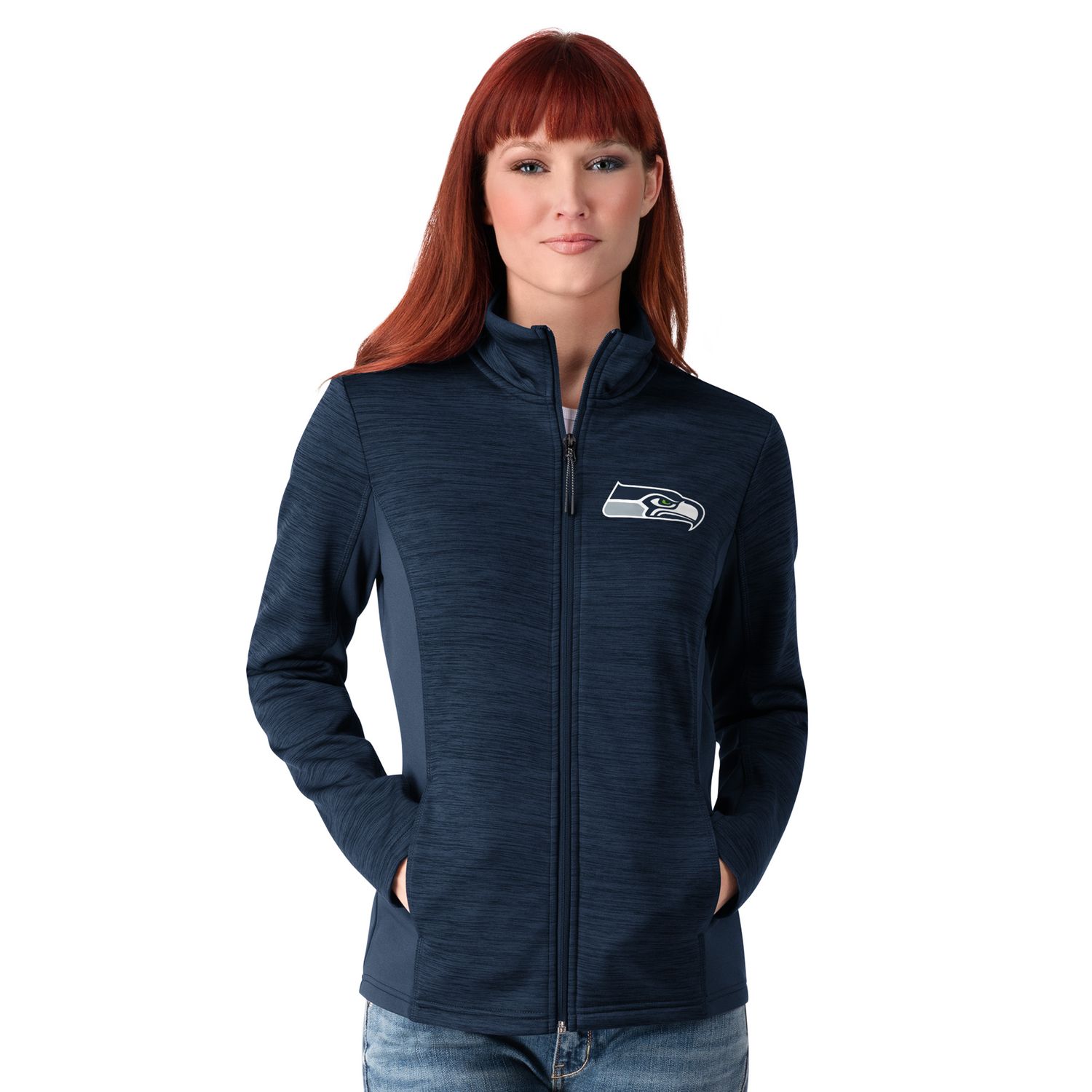 seahawks women's rain jacket