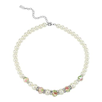 1928 Floral Bead Necklace