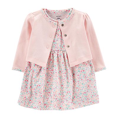 Baby girl dress and cardigan set online