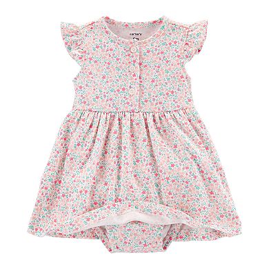Baby Girl Carter's Floral Dress & Cardigan Set