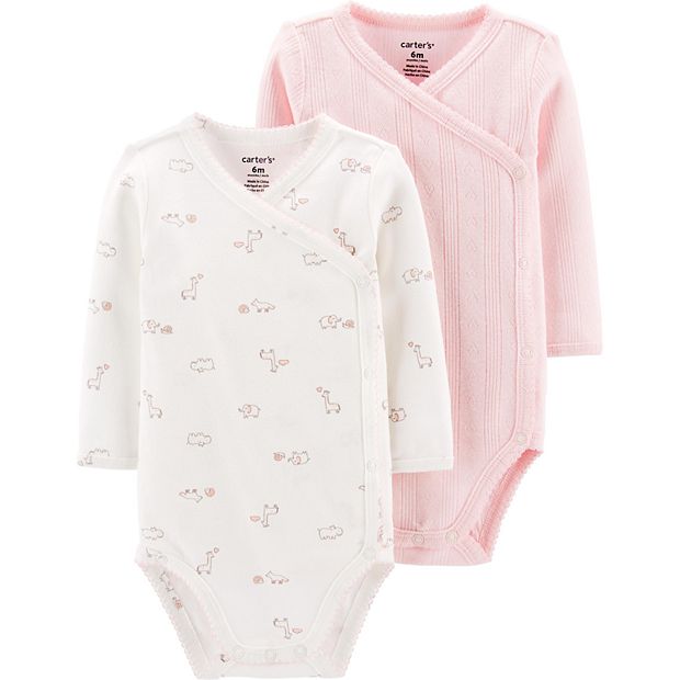 Baby Girl Carter's 2 Pack Kimono Bodysuits