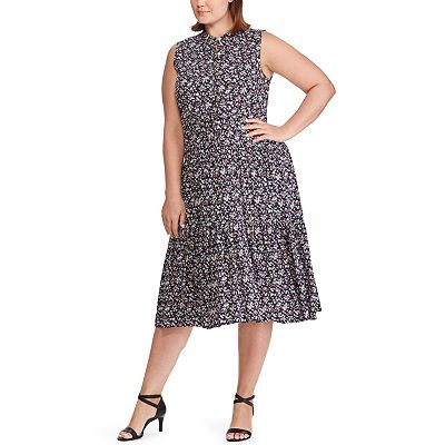 Plus Size Chaps Woven Midi Dress