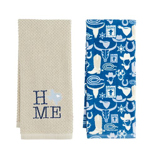 Main Street Texas Home Kitchen Towel 2 Pk