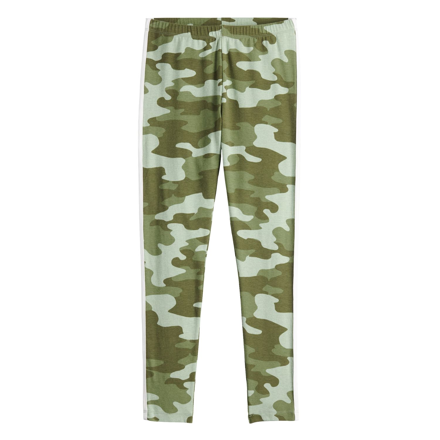 girls camo leggings