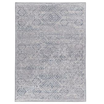 Linon Emerald Distress Diam Rug