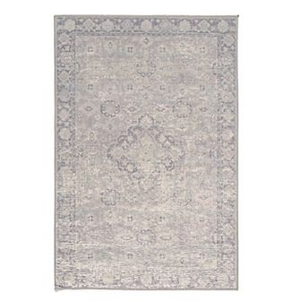 Linon Emerald Distress Diamond Rug